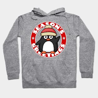 Seasons Greetings Penguin Hoodie